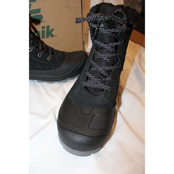 KAMIK EMPIRE LO MEN\'S WATERPROOF SUEDE BOOTS BLACK NIB SZ 14 main image 5